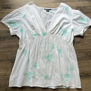 Wear Me White embroidered blouse